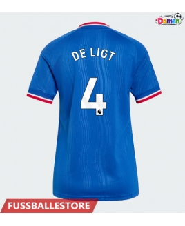 Günstige Manchester United Matthijs de Ligt #4 Auswärtstrikot Damen 2026-27 Kurzarm